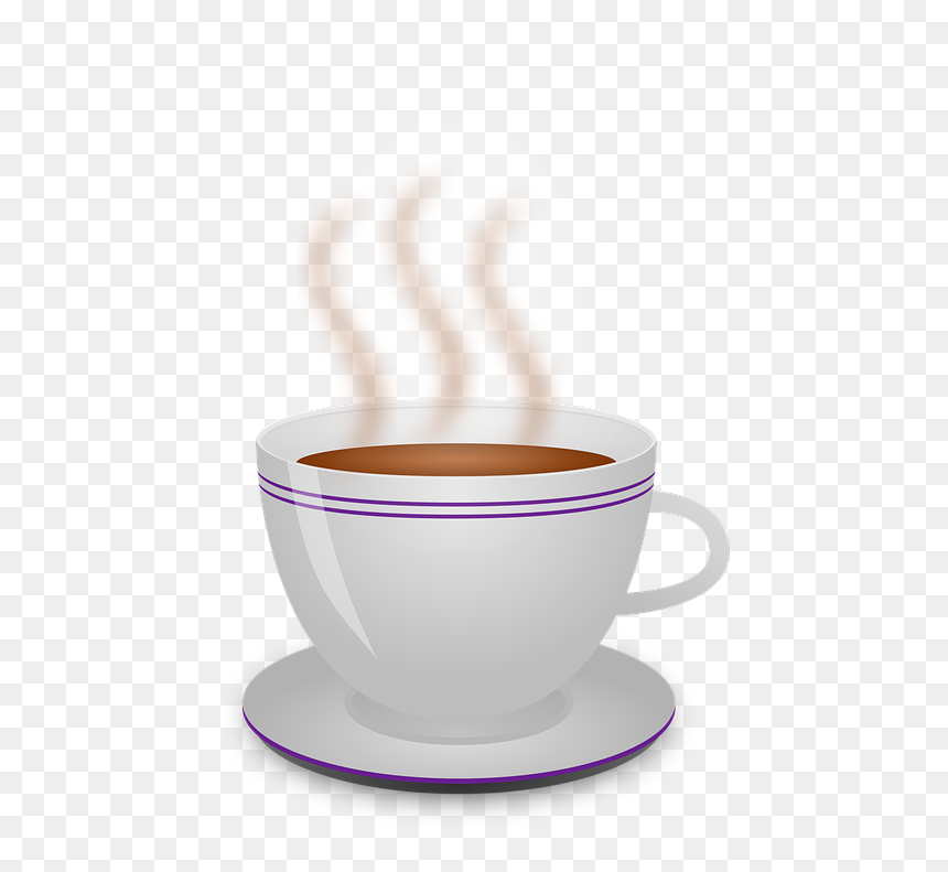 Steaming Coffee Cup Logo Png Download - Taza Con Cafe Caliente, Transparent Png - taza de cafe png