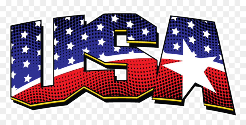 Usa Letters Png - Dog Usa, Transparent Png - bandera de usa png