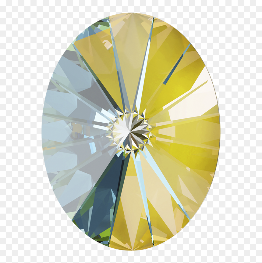 Swarovski 4122 Oval Rivoli Fancy Stone - Circle, HD Png Download - fancy shape png