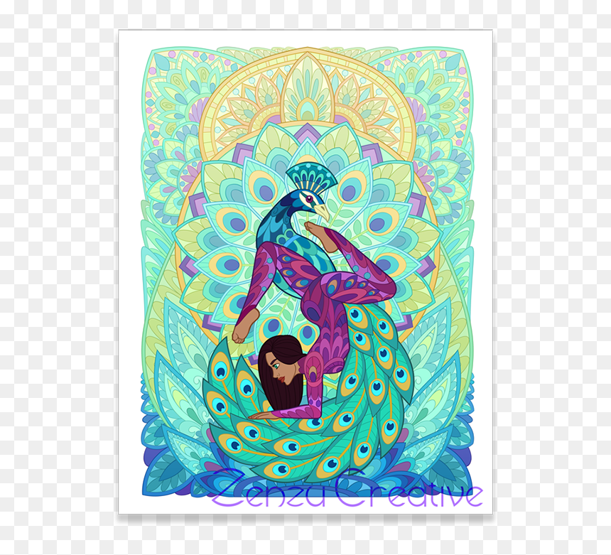 Illustration, HD Png Download - yoga pose png