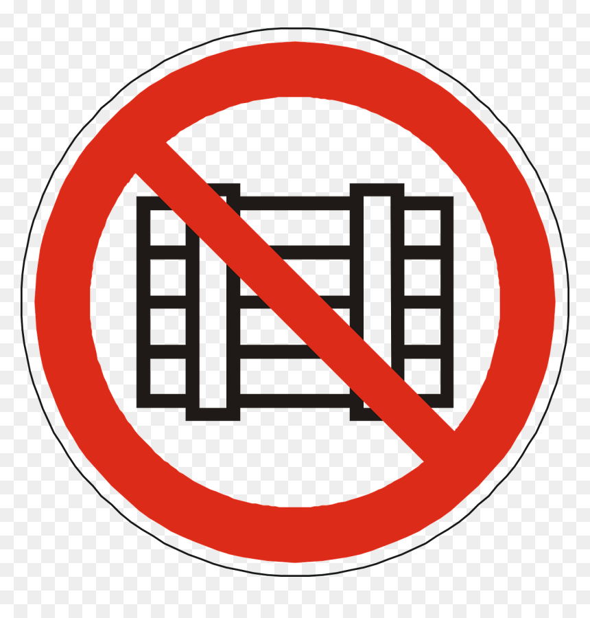 Storing Placing Prohibited Free Photo - Nichts Abstellen Oder Lagern Schild, HD Png Download - not allowed sign png