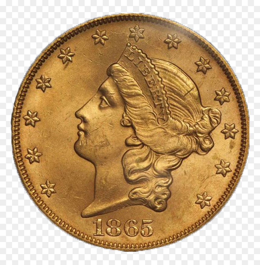 The Brother Jonathan And The 1865-s Twenty Dollar Gold - Cash, HD Png Download - 20 dollar bill png