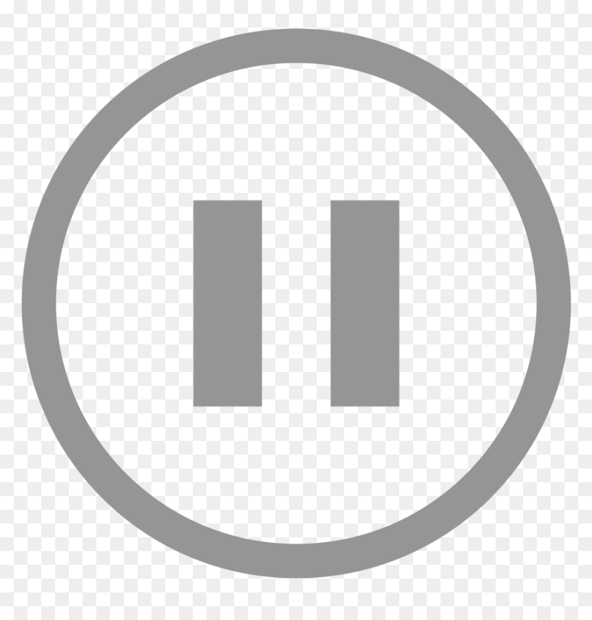 Circle, HD Png Download - pause icon png