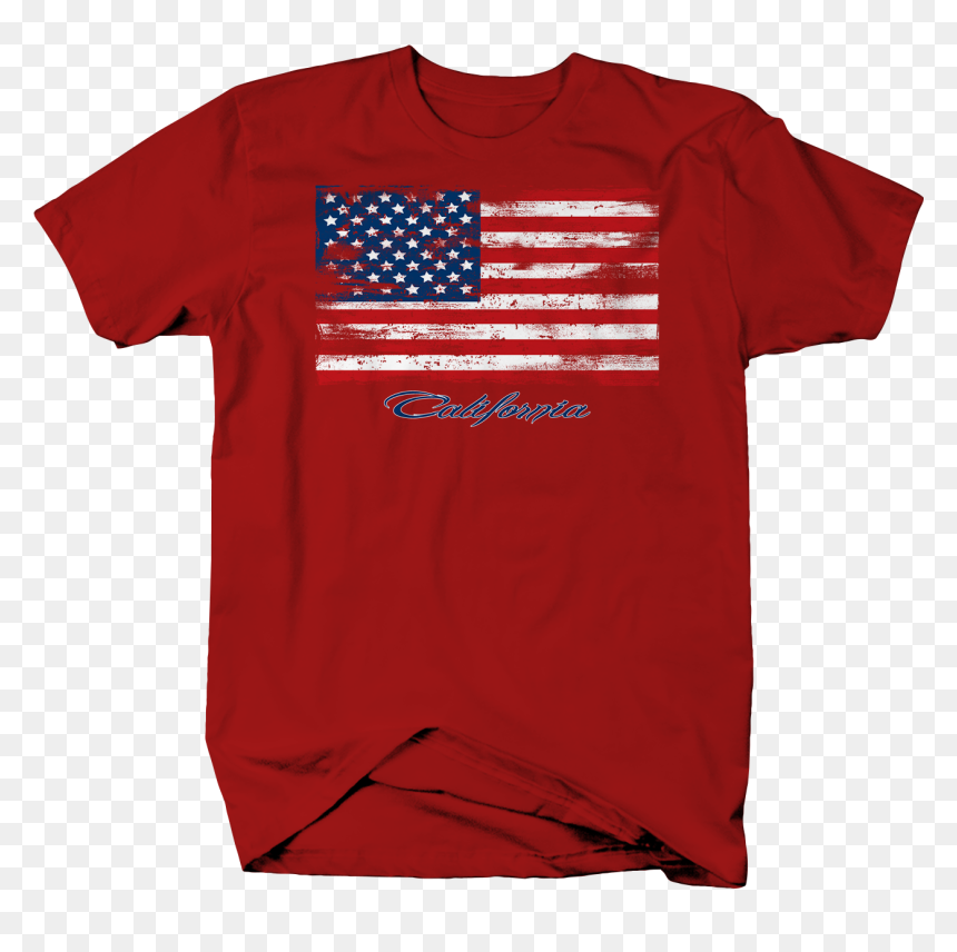 T-shirt, HD Png Download - bandera de usa png