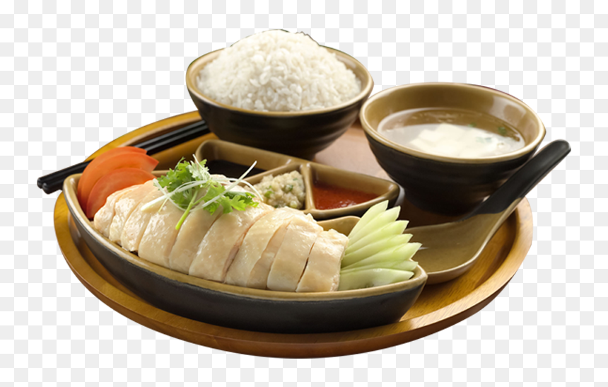 Cut Singapore Hainanese Chicken Rice White Clipart - Hainanese Chicken Rice Transparent, HD Png Download - rice hat png