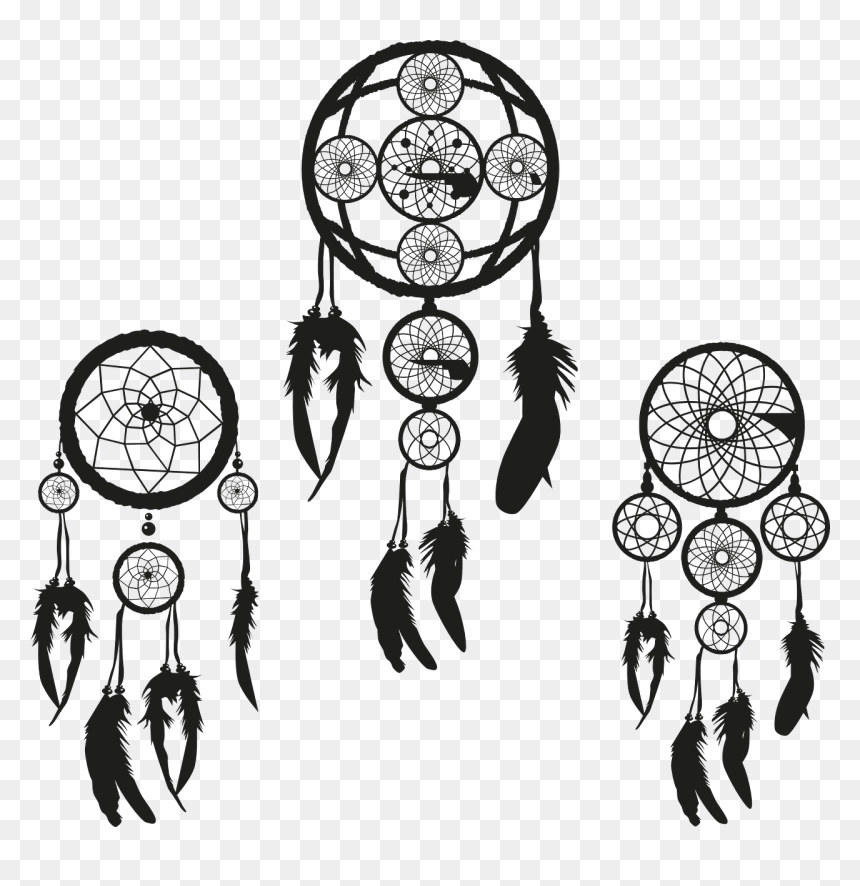 Atrapasueños Vector Png, Transparent Png - indian feather png
