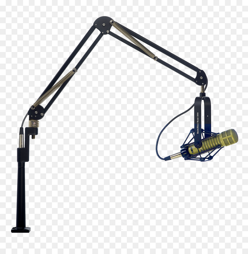 Black & Chrome - Oc White Mic Arm, HD Png Download - gold mic png