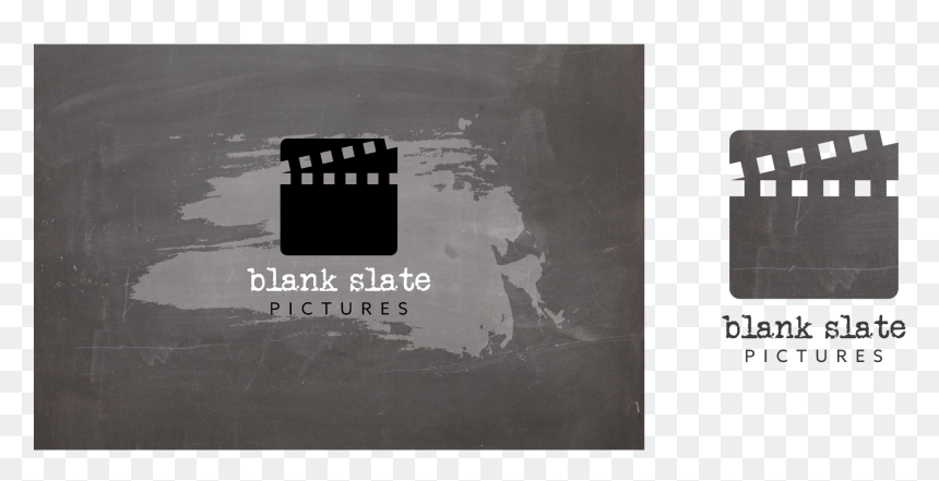 Blank Slate Pictures - Monochrome, HD Png Download - film slate png