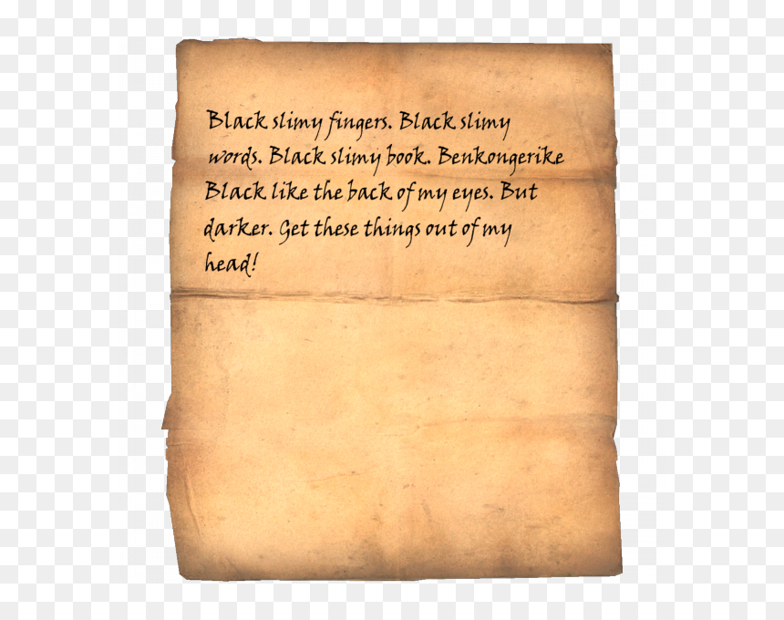 Elder Scrolls - Vellum, HD Png Download - scribbles png
