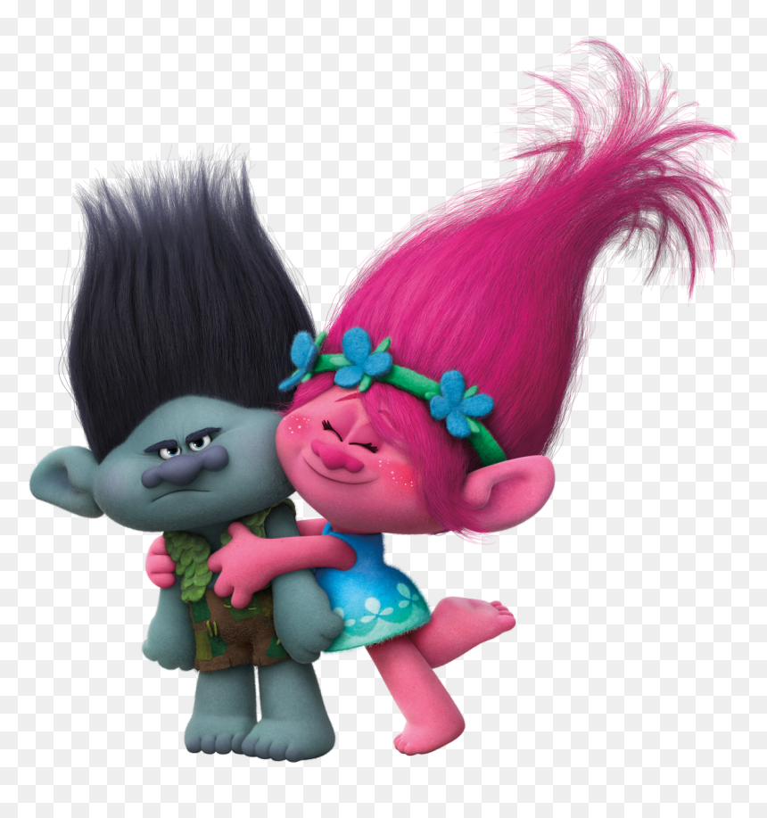 Trolls Poppy And Branch, HD Png Download - princess poppy png
