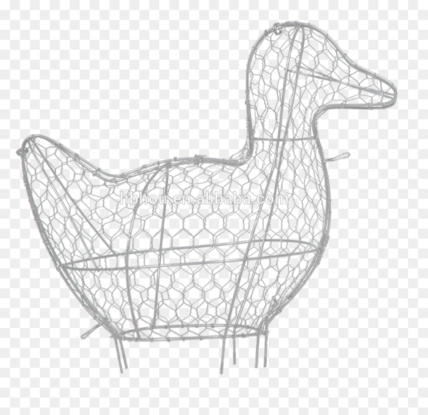 Hot Sale Plant Topiary Frame Hexagonal Wire Garden - Garden, HD Png Download - chicken wire png