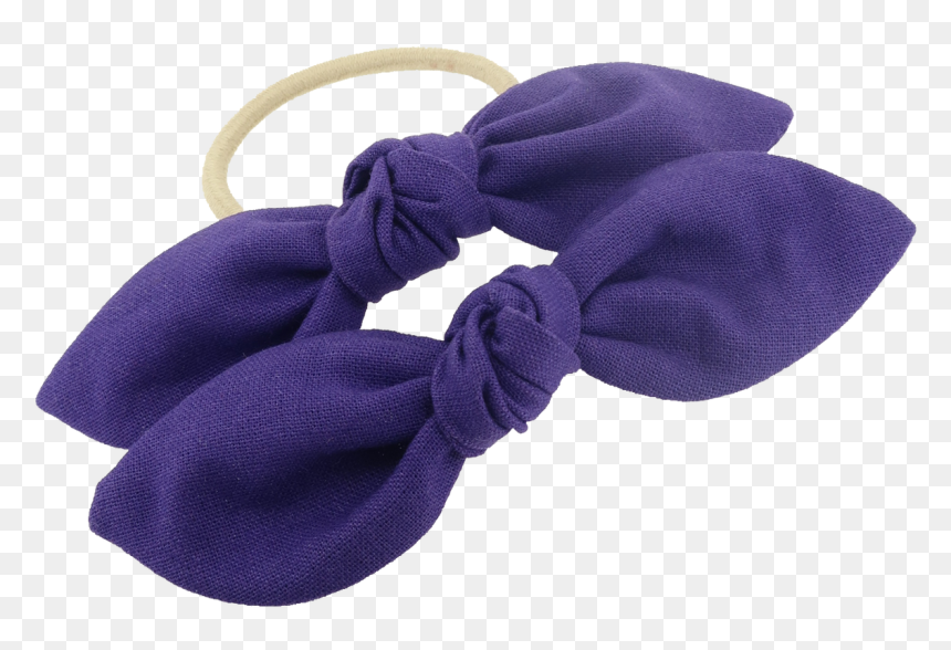 Purple School Bow, HD Png Download - purple bow png