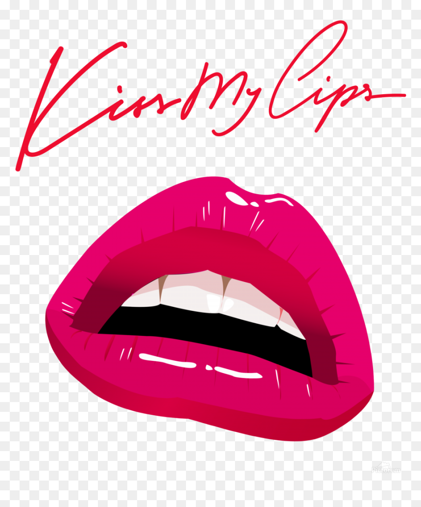 Kiss135a Print - Finger On Lips Clipart, HD Png Download - lip print png