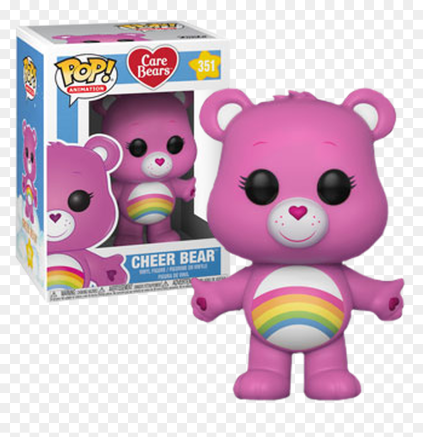 Cheer Bear Pop Vinyl Figure - Funko Pop Care Bears Cheer, HD Png Download - care bears png