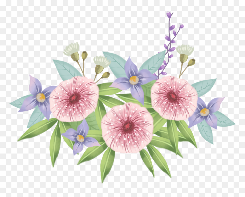Transparent Beautiful Flowers Png - Flower, Png Download - flower plant png