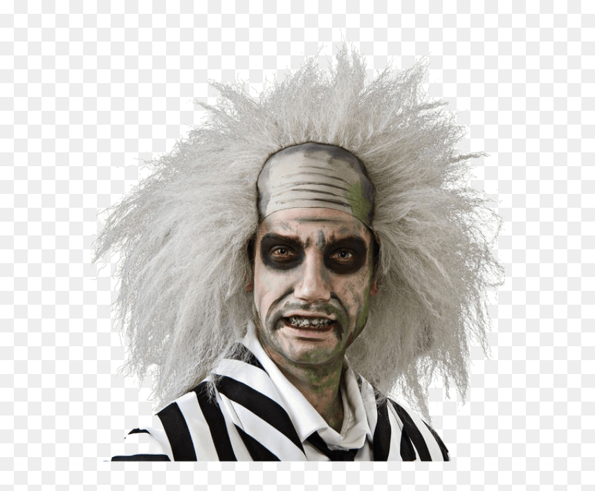 Beetlejuice Wig, HD Png Download - male wig png