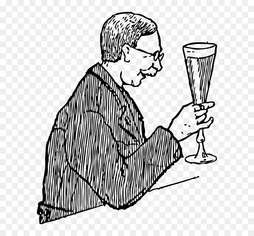 Lager Glass Old - Cartoon Punch Line Drinking Lager, HD Png Download - beer bottle vector png