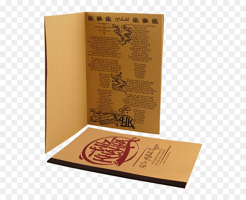 Wiz Khalifa Rolling Paper Book , Png Download - Wiz Khalifa Lyric Book, Transparent Png - wiz khalifa png