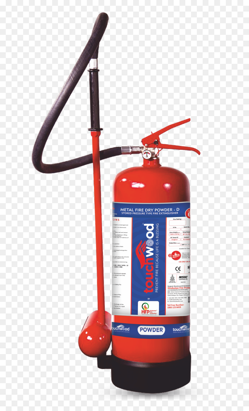 Transparent Fire Extinguisher Png - Metal Powder Fire Extinguisher, Png Download - fire extinguisher png