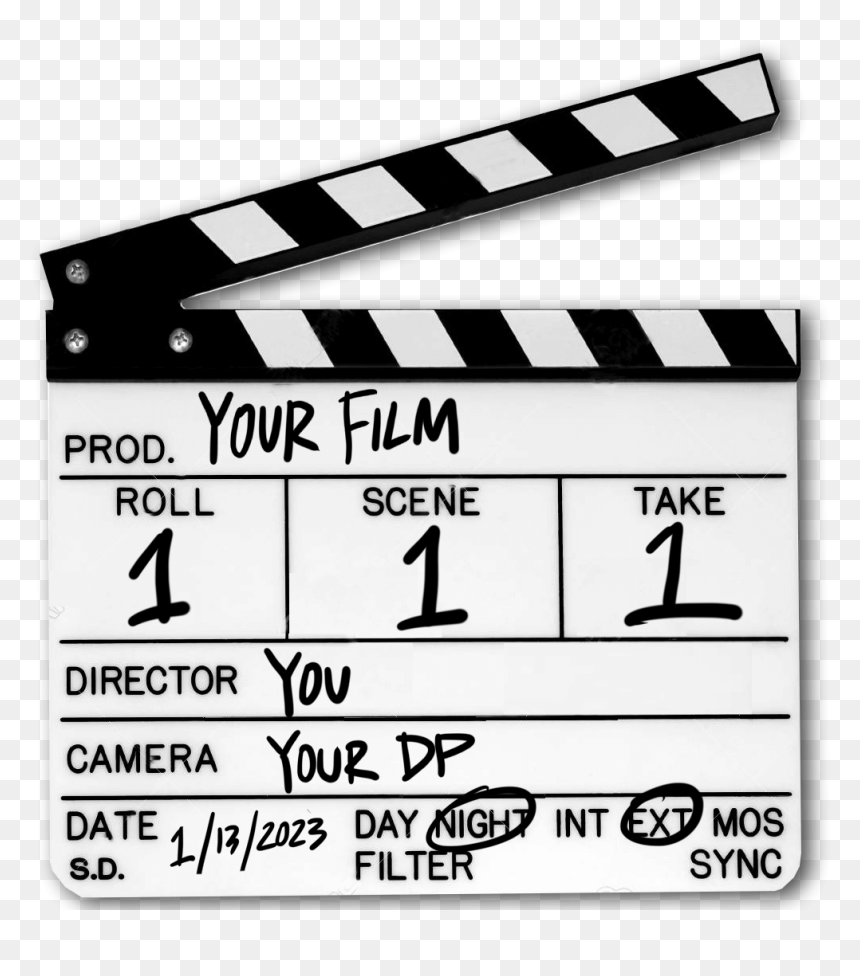 Image - Monochrome, HD Png Download - film slate png