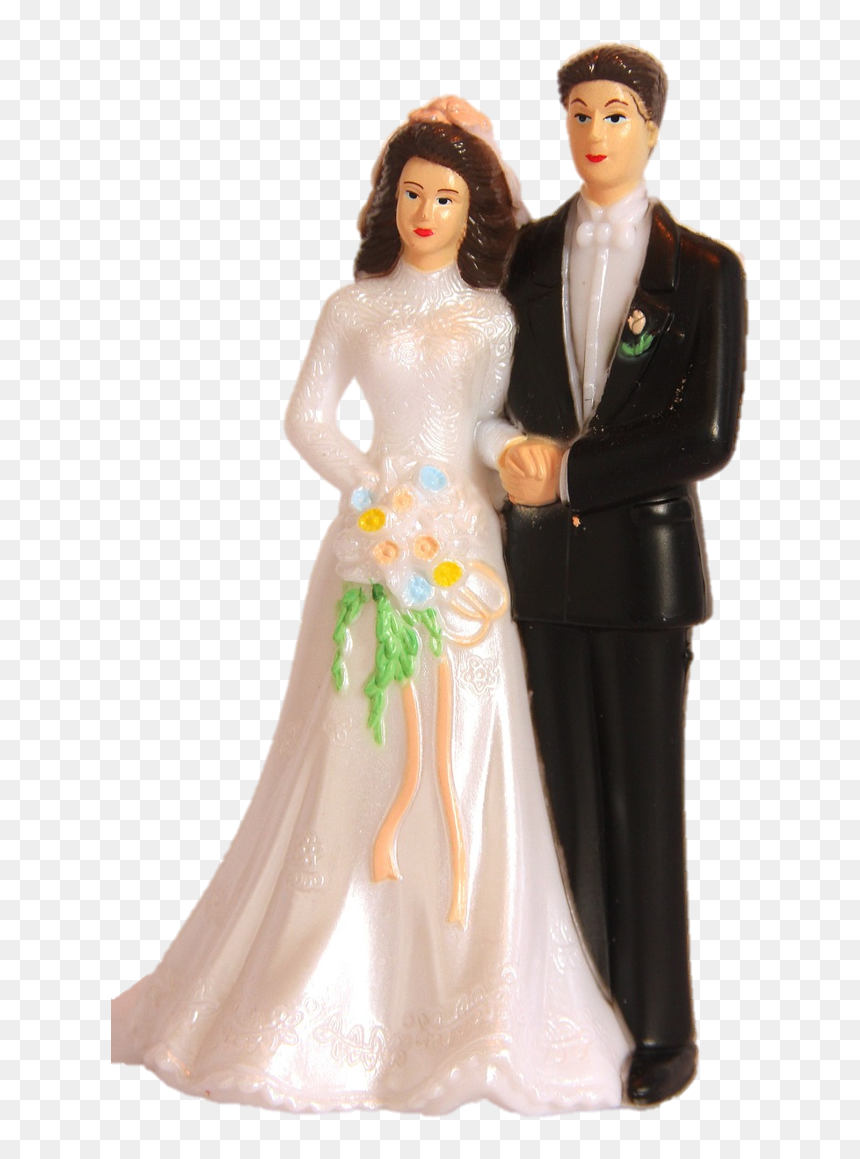 Bedrock Tax Weddingcouple - Bride And Groom Cake Topper Png, Transparent Png - wedding couple png