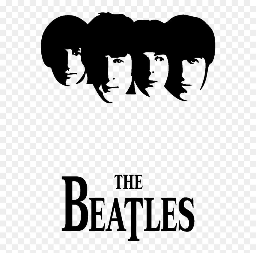 The Beatles Song Music Love Others Transprent - Beatles Silhouette, HD Png Download - the beatles png