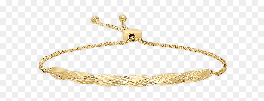 Ornate Tennis Bangle, Yellow Gold - Bracelet, HD Png Download - ornate png