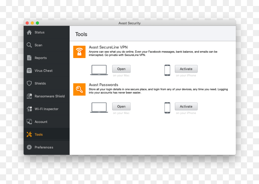 Avast Tools - Avast Antivirus, HD Png Download - avast png