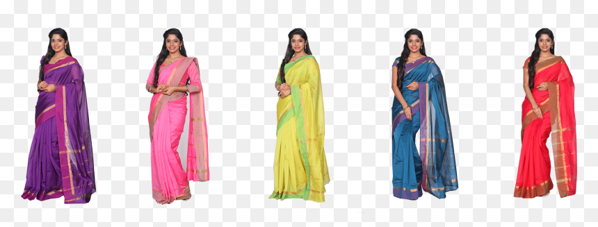 Apoorva 5 Cotton Silk Saree - Silk, HD Png Download - silk png