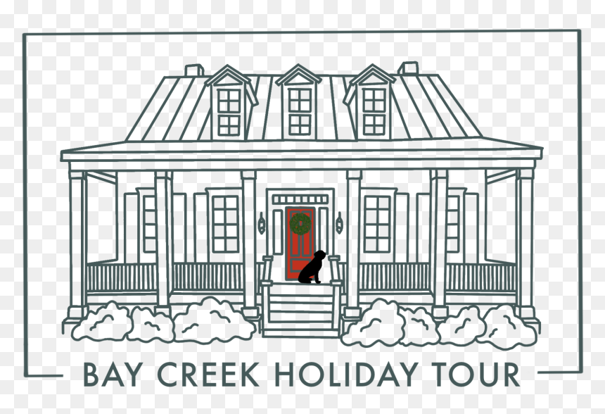 House, HD Png Download - christmas greenery png