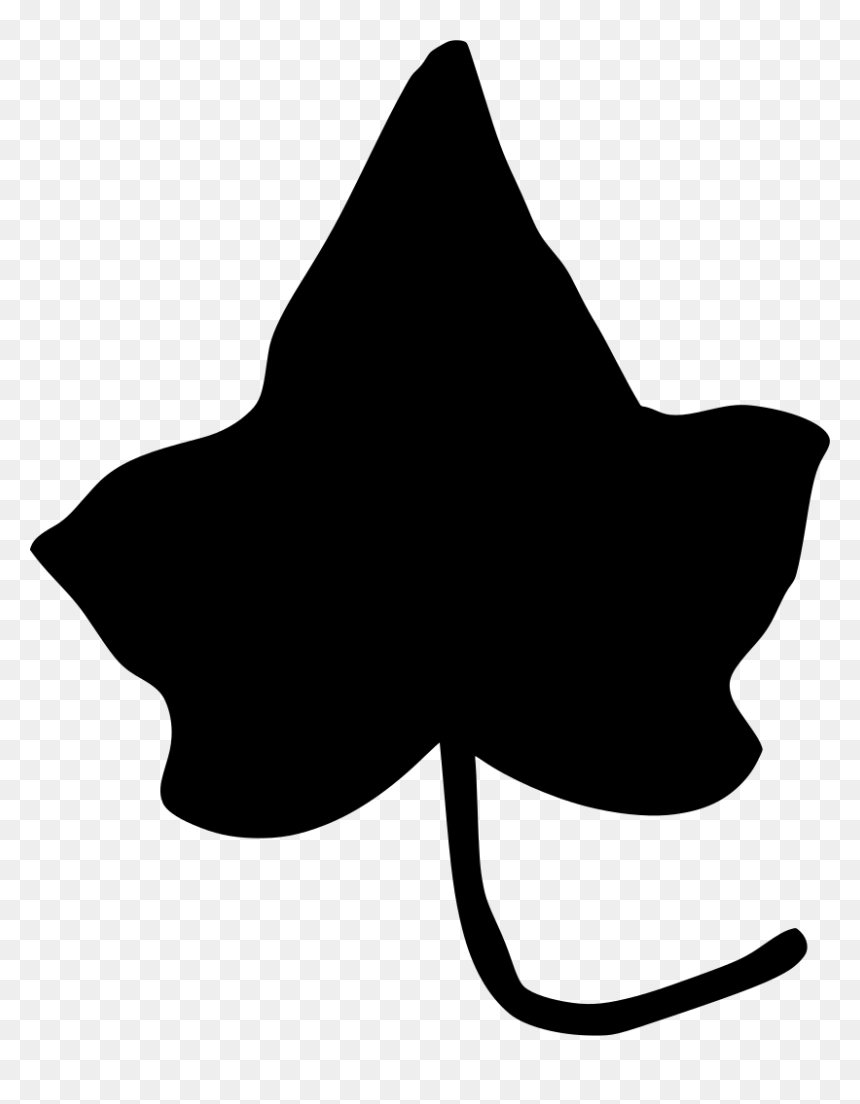 Feuille De Lierre Silhouette, HD Png Download - ivy texture png