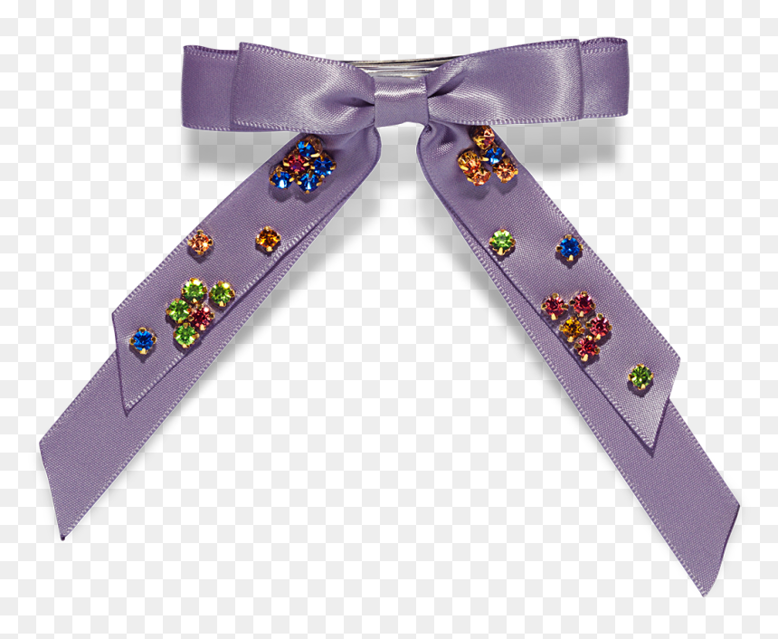 Lavender, HD Png Download - purple bow png