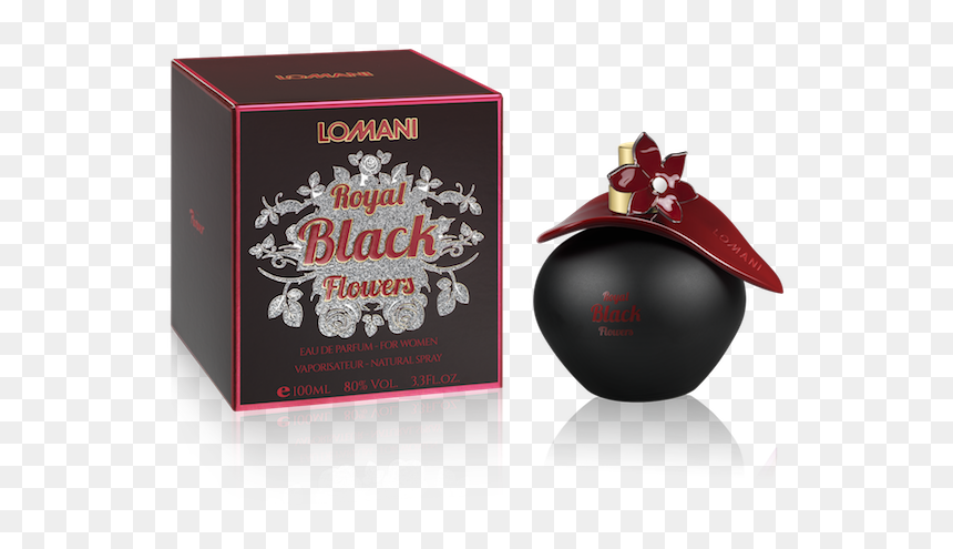 Royal Black Flower - Box, HD Png Download - black flowers png