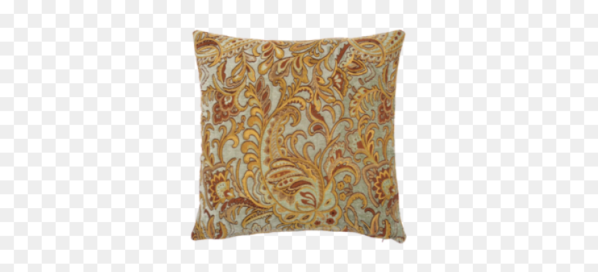 Bronze Vine Pillow Front - Cushion, HD Png Download - vine texture png