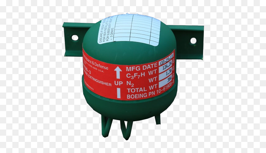 Aircraft Toilet Fire Extinguisher, HD Png Download - fire extinguisher png