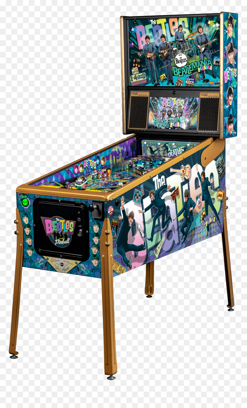 Gold - Beatles Pinball Machine Stern, HD Png Download - the beatles png