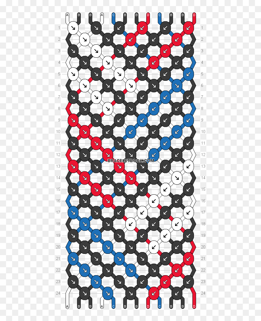 Friendship Bracelet Design Fruit, HD Png Download - stripe pattern png