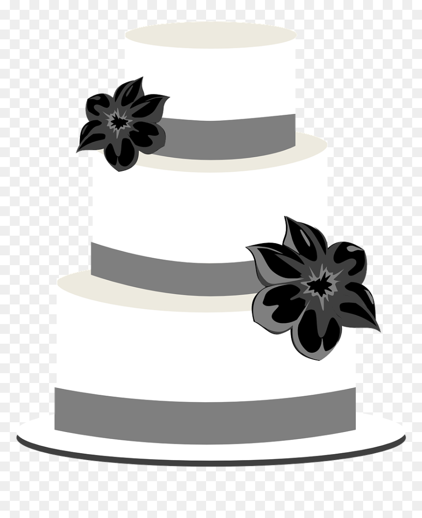 Decorative Wedding Cake Png Image - Wedding Cake Clip Art, Transparent Png - wedding cake png