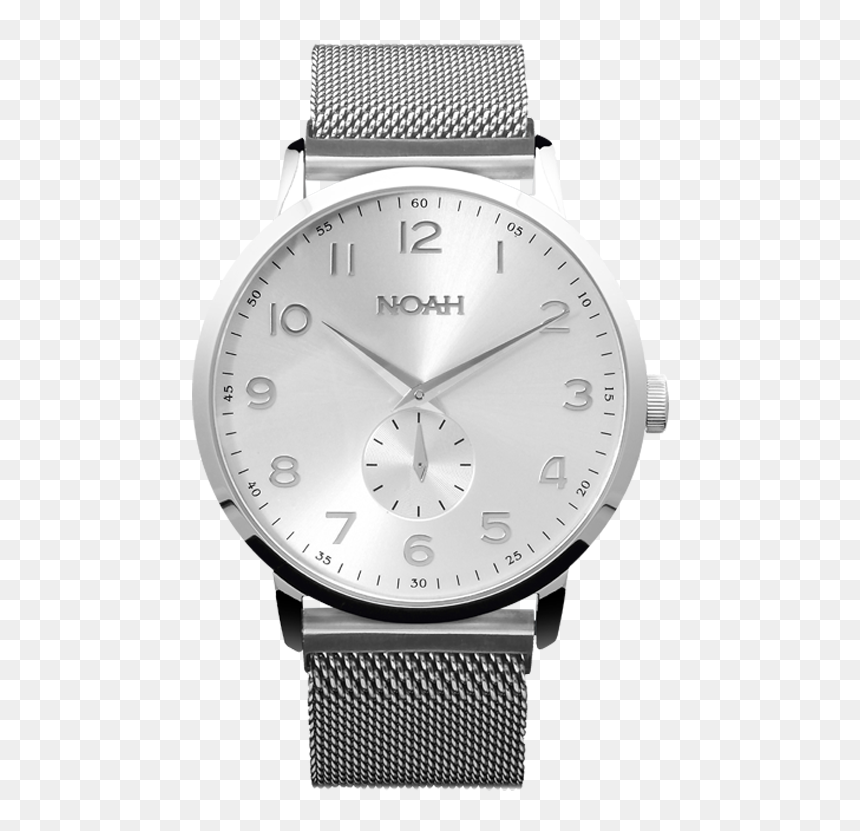 Silver Silver Steal Slim Line Noah Watches - Green Papaya - Preston, HD Png Download - silver line png