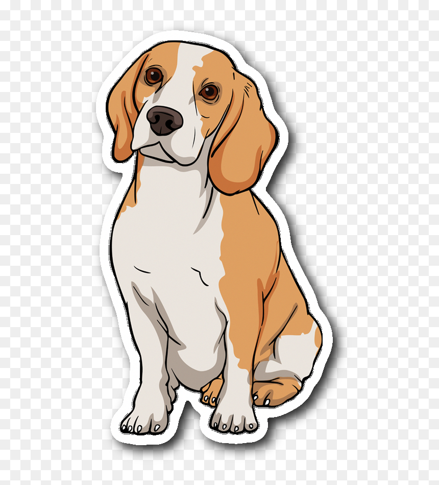 Beagle Stickers, HD Png Download - beagle png