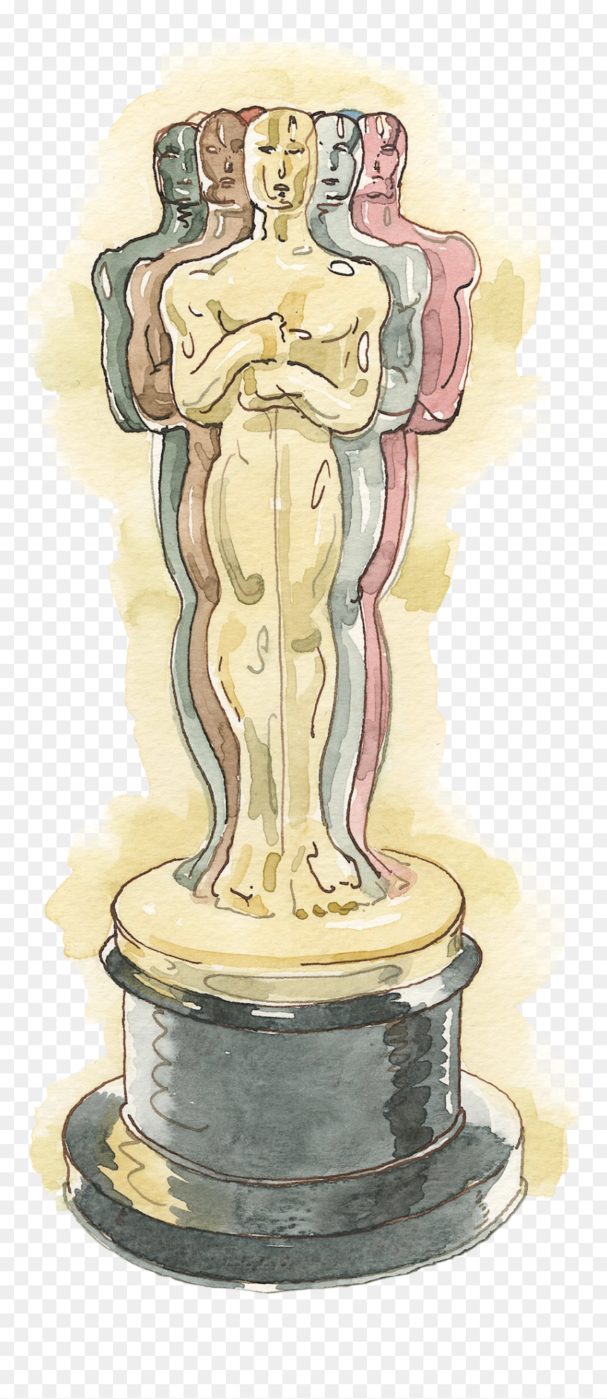 Oscarssowhite Is Still Relevant This Year - Illustration, HD Png Download - oscar statue png