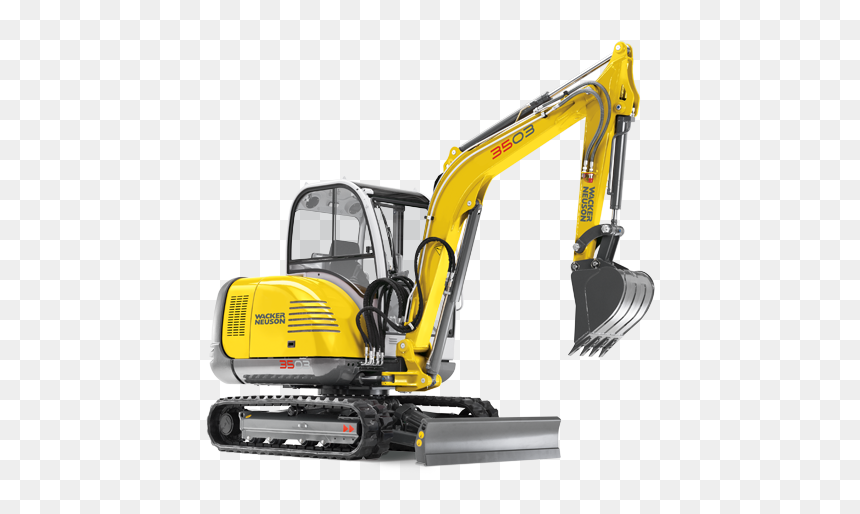 Excavator Png - Wacker Neuson 3503 Png, Transparent Png - excavator png
