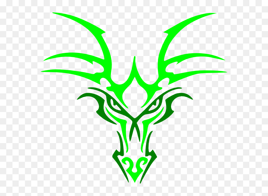 Transparent Suffer Clipart - Dragon Tribal Back Tattoo, HD Png Download - face tattoo png