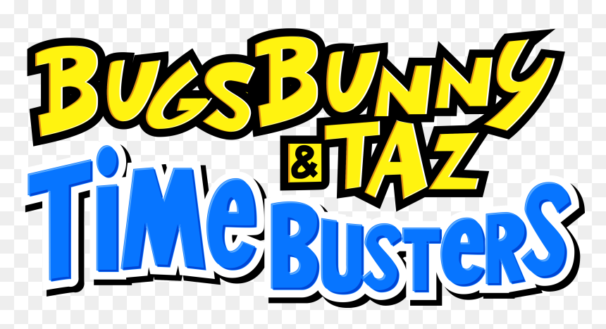 Bugs Bunny & Taz - Bugs Bunny & Taz Time Busters Logo, HD Png Download - taz png