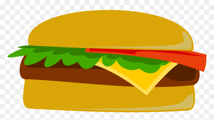 Clipart Transparent Download Burger Man Cliparthot - Clip Art, HD Png Download - fast food png
