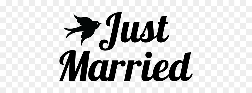 Car Decal Signitup Com - Calligraphy, HD Png Download - just married png