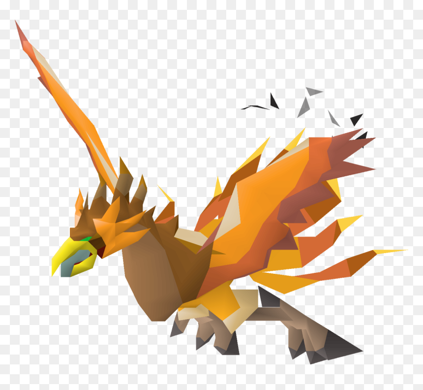 Purple Phoenix Osrs, HD Png Download - phoenix bird png