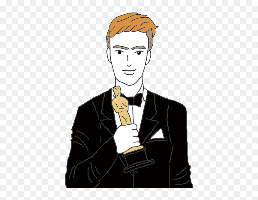 Oscars - Cartoon, HD Png Download - oscar statue png