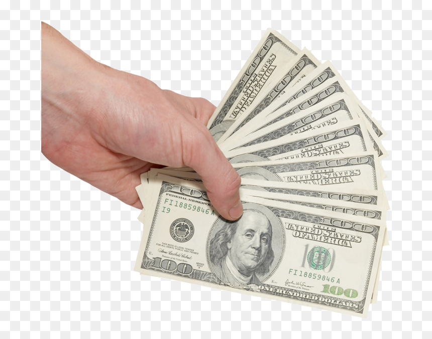 Thumb Image - Hand With Money Png, Transparent Png - one dollar png