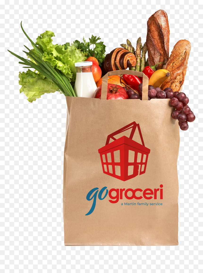 Gogroceri Offers Convenient On-line And Mobile Grocery - Grocery Bag Png, Transparent Png - grocery png
